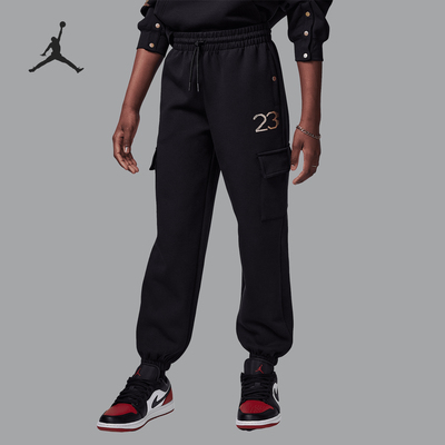 Nike/耐克正品JORDAN大童运动休闲双面针织长裤IF3622-010