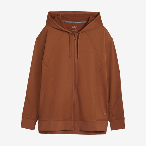 PUMA彪马正品女款训练连帽全拉链运动休闲卫衣524795-81