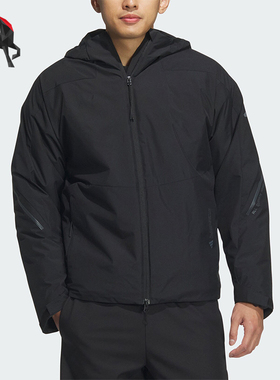 Adidas/阿迪达斯正品秋冬新款男士宽松保暖连帽外套JZ8413