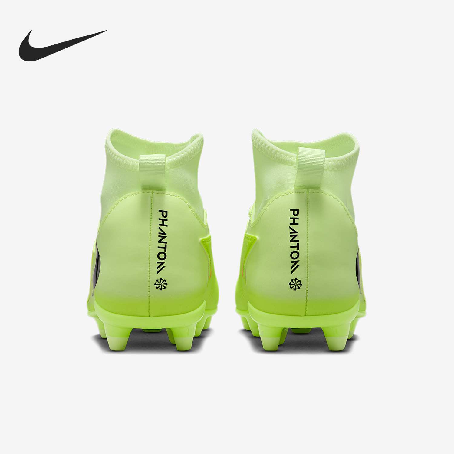 Nike/耐克官方正品2025秋季款儿童高帮系带耐磨足球鞋HQ2022-800