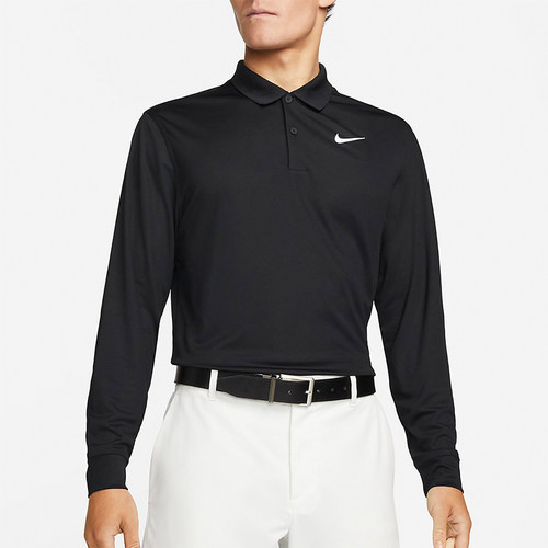 Nike/耐克男士翻领长袖POLO衫