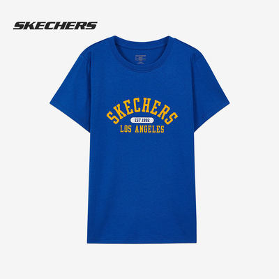 Skechers/斯凯奇正品 夏季新款儿童运动休闲短袖T恤L221B171