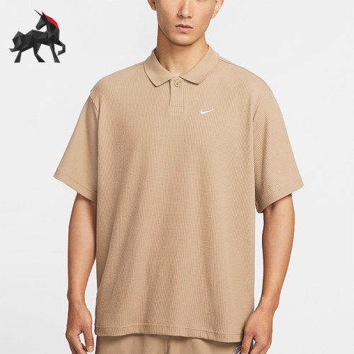 Nike/耐克正品Oversize男士宽松简约翻领经典休闲T恤IF0377-247