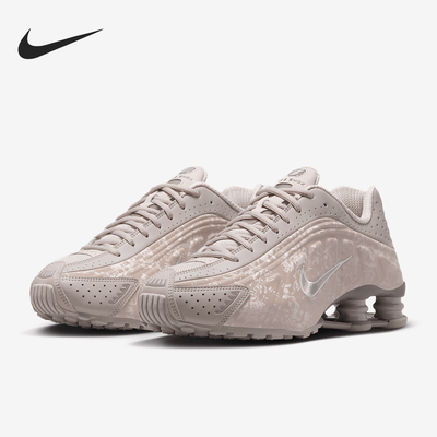 Nike/耐克正品Shox R4女士缓震气柱低帮耐磨经典跑步鞋HV0934-001