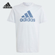 阿迪达斯正品 2025春季 新款 Adidas 大童圆领透气经典 舒适T恤IS2580