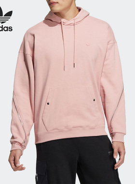 Adidas/阿迪达斯官方正品三叶草春季男子运动休闲连帽卫衣HH9435