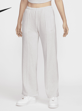 Nike/耐克官方正品新款女士柔软针织休闲运动直筒裤HF6459-051