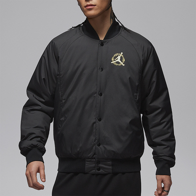 Nike/耐克正品JORDAN男士休闲立领保暖印花运动棉服IQ3966-060