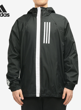 Adidas/阿迪达斯官方正品 W.N.D.男子运动休闲连帽夹克外套EK4624
