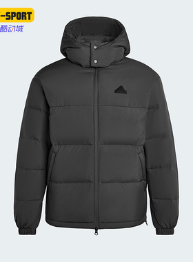 Adidas/阿迪达斯正品2025男女日常保暖运动连帽耐穿羽绒服KF1784