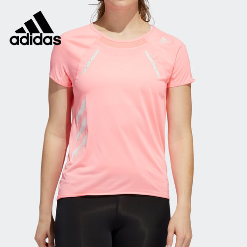 Adidas/阿迪达斯正品HEAT.RDY TEE W 跑步短袖女子运动T恤 FN5817