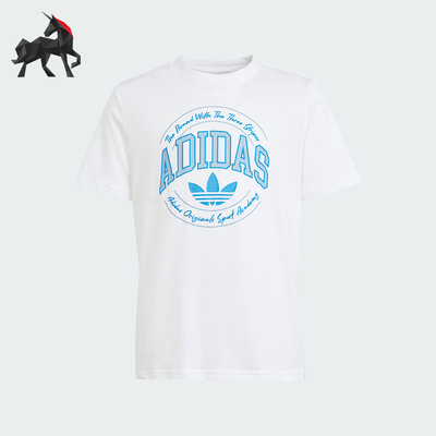 阿迪达斯三叶草休闲短袖