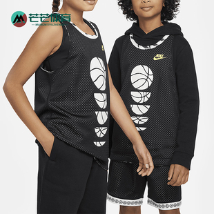 010 2025大童耐穿圆领套头透气训练篮球背心DX5515 Nike 耐克正品