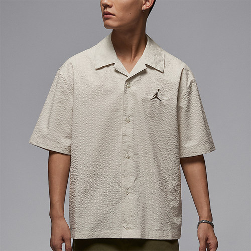 Nike/耐克正品JORDAN男透气运动宽松经典翻领衬衣衬衫IF0388-072
