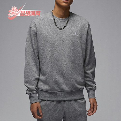 Nike/耐克正品Jordan男士针织宽松经典圆领卫衣FV7296-091