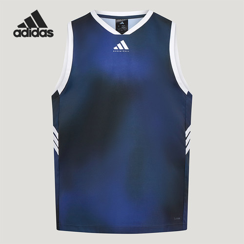 Adidas/阿迪达斯正品夏季款男士篮球简约无袖背心T恤LD2862