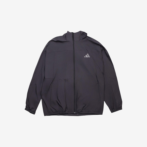 Adidas/阿迪达斯正品2025男士连帽运动训练薄款透气外套KC6009