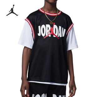 Nike/耐克正品新款大童假两件运动休闲短袖T恤FQ0646-010