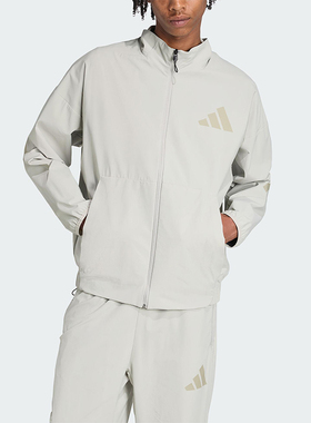 Adidas/阿迪达斯正品2025秋季男士宽松轻薄立领运动外套KE4880