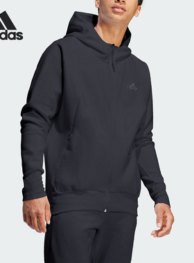 Adidas/阿迪达斯官方正品秋季新款男子针织运动夹克外套IN5089