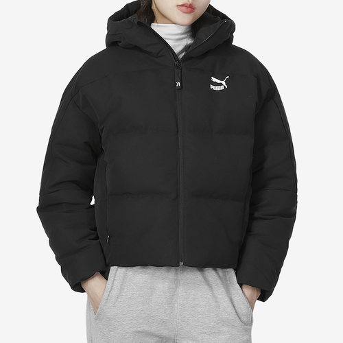 Puma/彪马正品冬季新款女子运动休闲保暖短款羽绒服537579-01