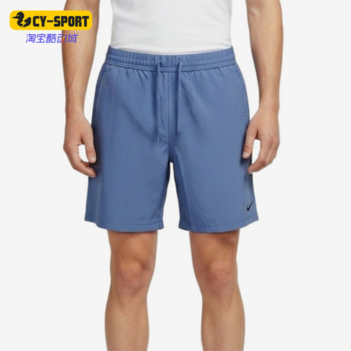 Nike/耐克正品男士经典运动LOGO图案系带休闲短裤DV9858-459