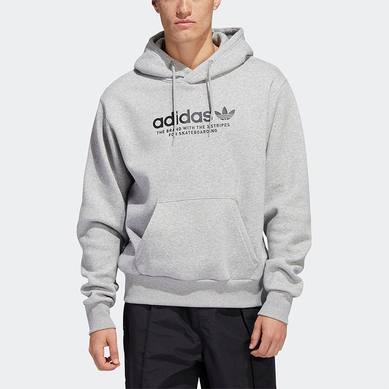 Adidas/阿迪达斯正品三叶草男女款新款运动连帽卫衣HM2585