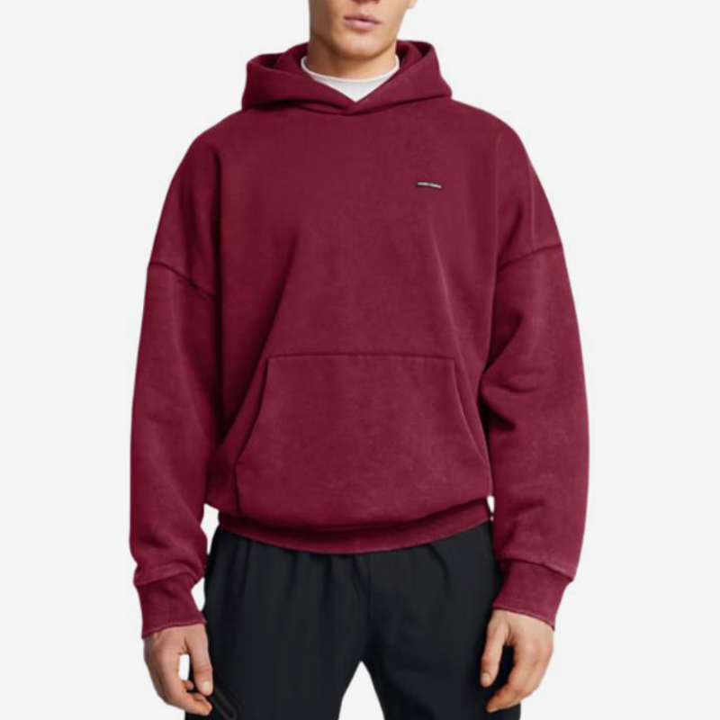 UA/安德玛正品新款男士运动健身训练针织连帽套头衫1386552-625