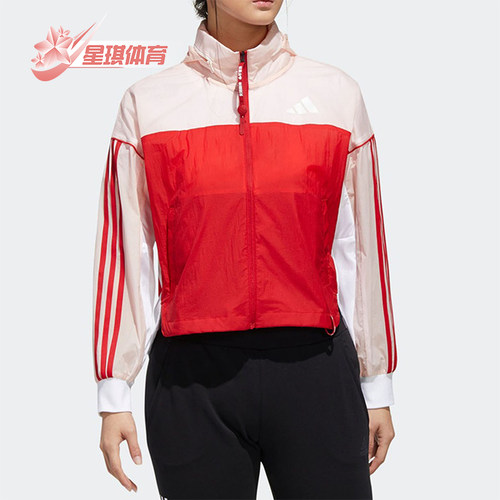 阿迪达斯女士梭织夹克外套