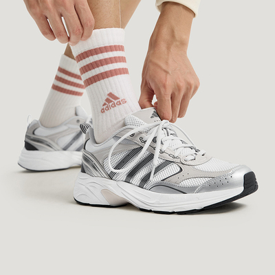 Adidas/阿迪达斯正品NEON FLUX男女休闲低帮系带耐磨老爹鞋KI6367