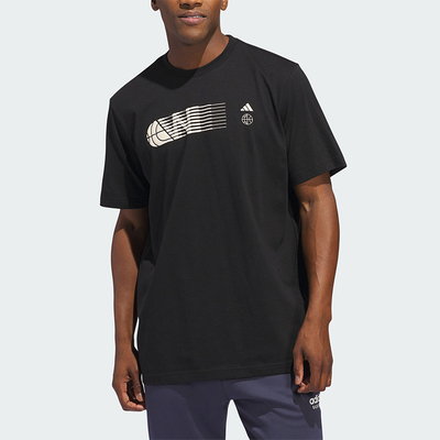 阿迪达斯男士篮球运动短袖T恤