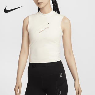 耐克正品 女士透气吸汗修身 Nike 2024新款 110 无袖 T恤FV6385