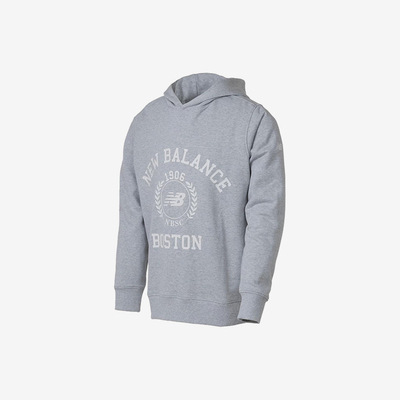 New Balance/NB正品运动男子宽松透气连帽卫衣套头衫AMT34313-SEY