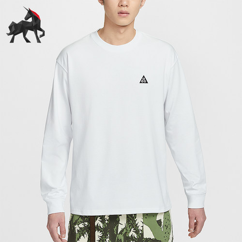 Nike/耐克正品ACG男士简约运动刺绣圆领经典宽松T恤FQ3739-121