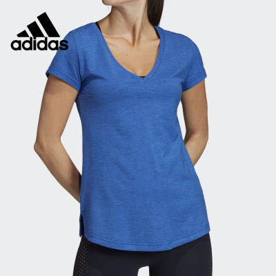 Adidas/阿迪达斯正品当季新款女子训练透气运动短袖T恤DZ8663