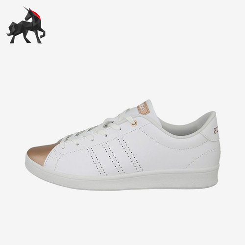 Adidas/阿迪达斯正品女士简约舒适防滑耐磨低帮板鞋AW4014