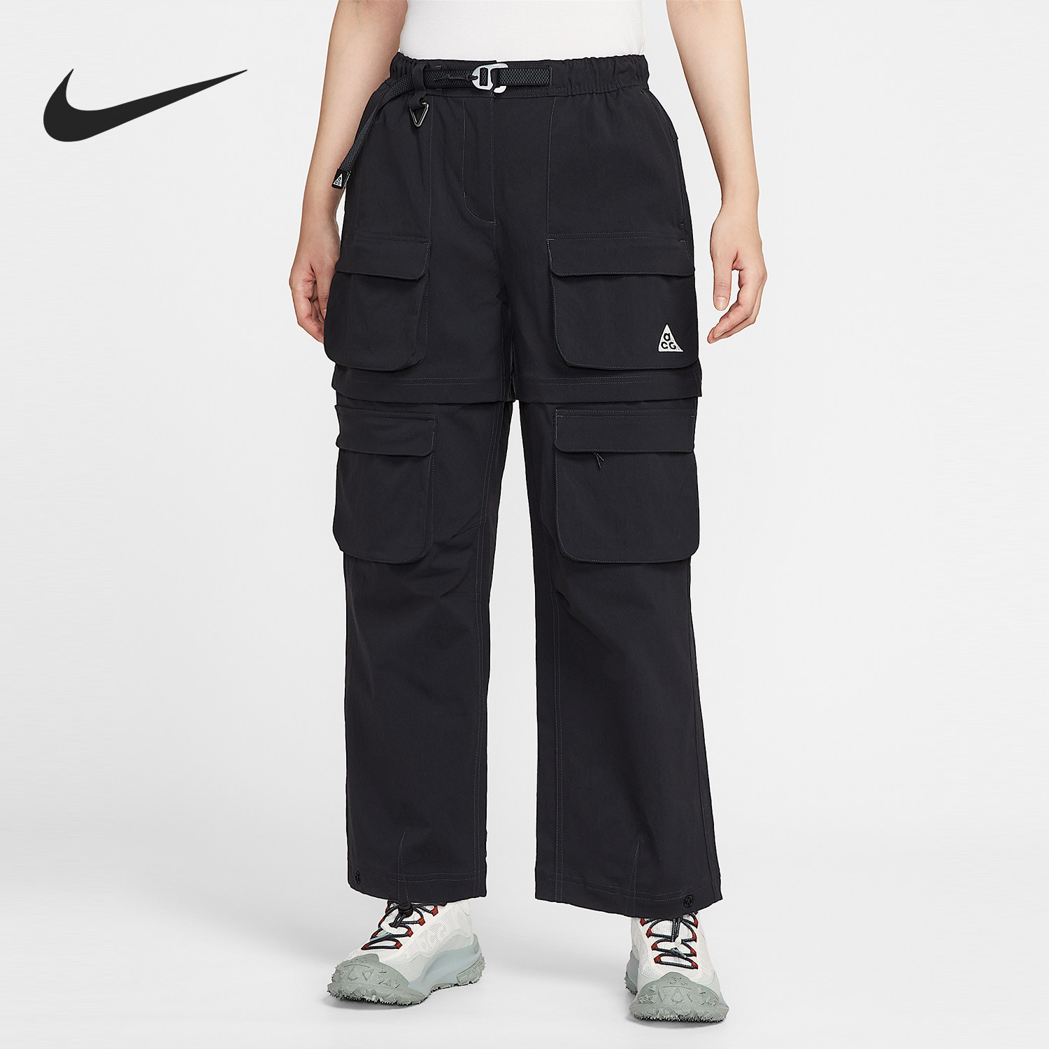 Nike/耐克官方正品2025夏季款女士可拆式拉链口袋长裤HV6392-010