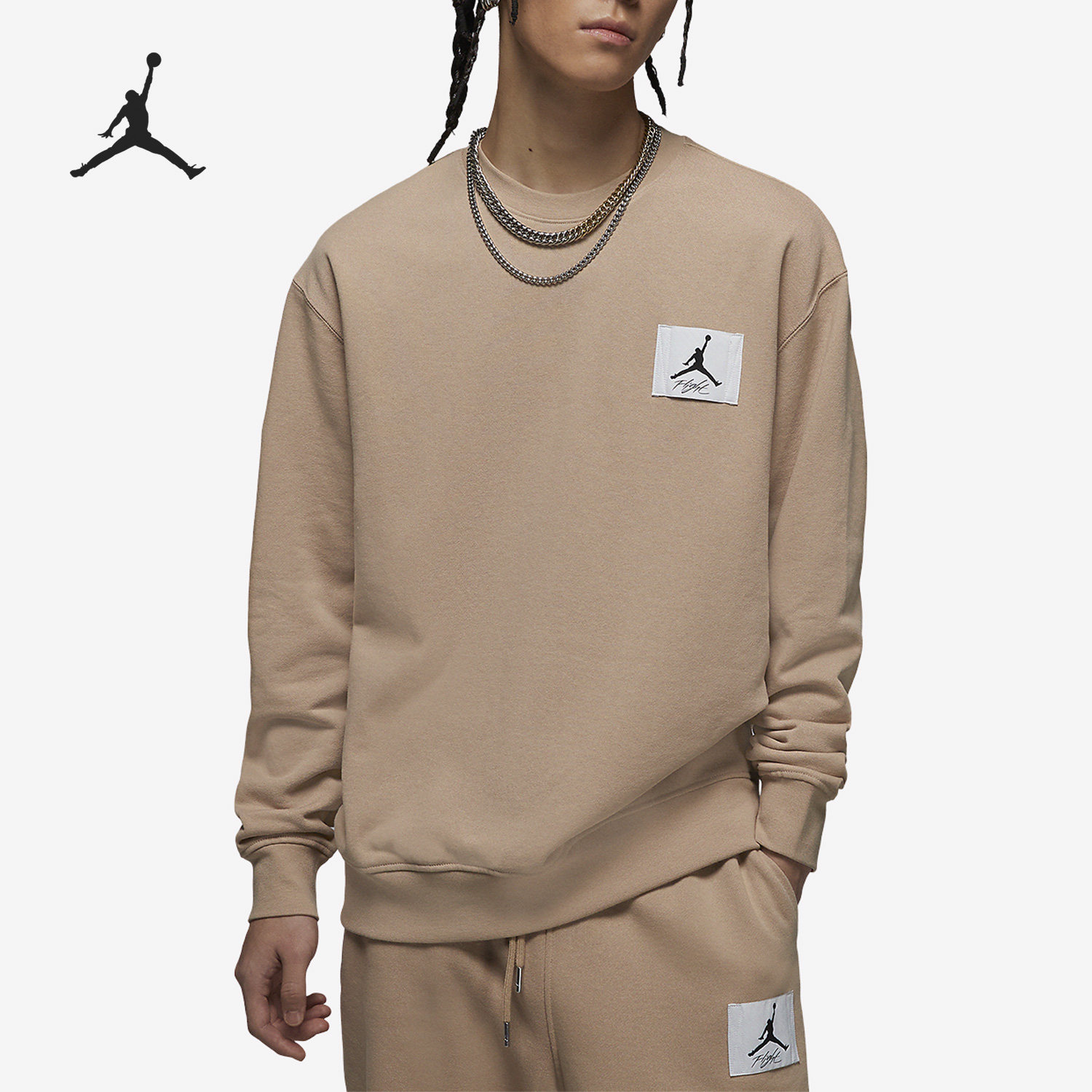 Nike/耐克正品新款男子时尚休闲运动圆领套头卫衣 FB3910-277