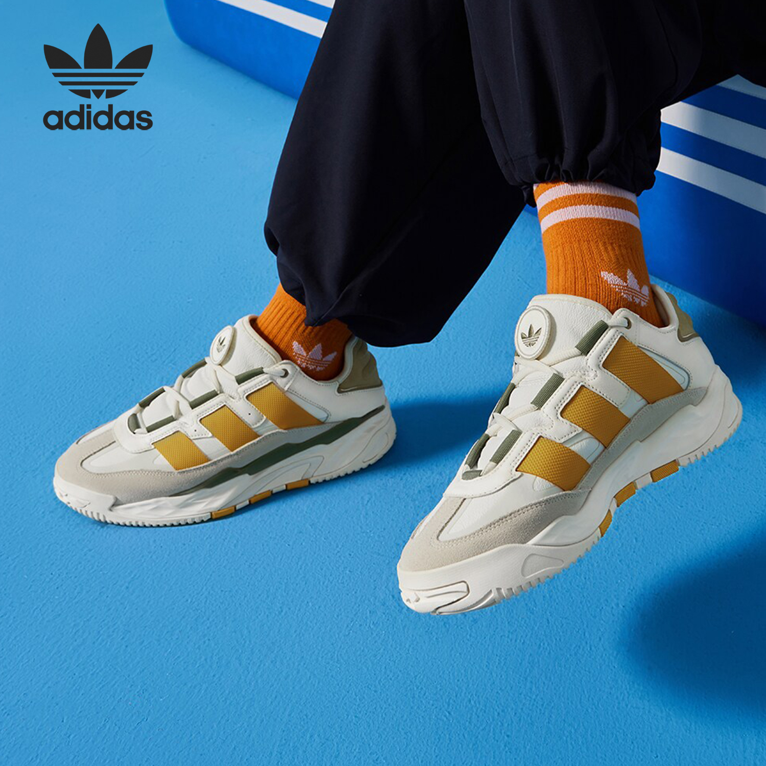 Adidas/阿迪达斯官方正品2023冬季新款男女经典耐磨休闲鞋ID1121