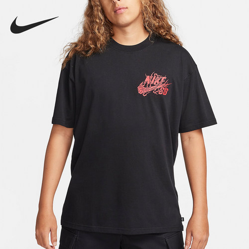 Nike/耐克正品夏季男士宽松透气休闲运动短袖T恤FQ3720-010