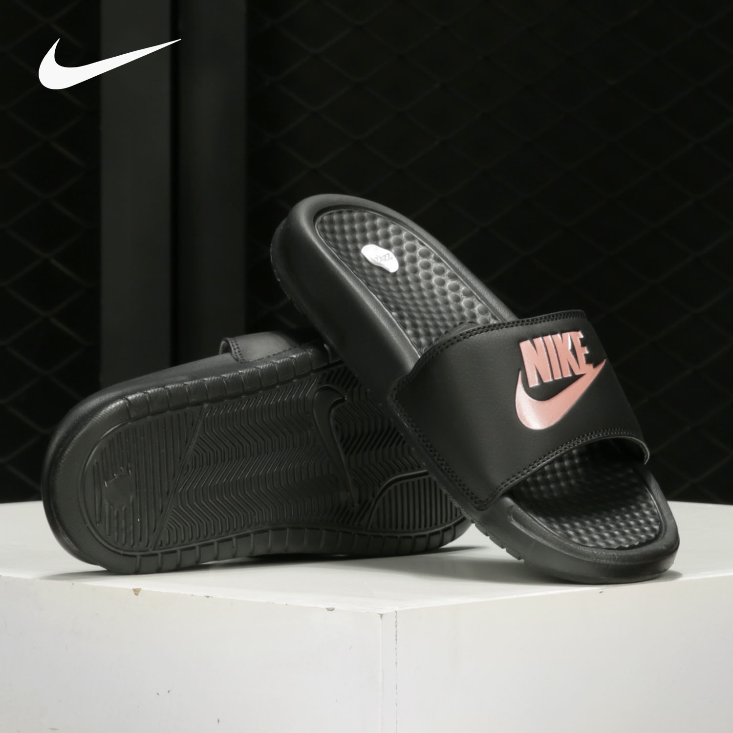 Nike/耐克正品新款ULTRA COMFORT3 SLIDE女子休闲拖鞋 343881