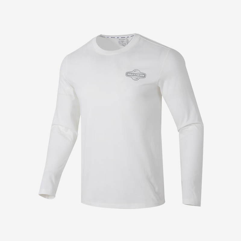 斯凯奇男士简约休闲长袖