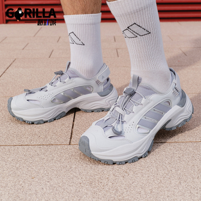 Adidas/阿迪达斯正品SNEAKER SANDAL男女透气魔术贴凉鞋KH5991