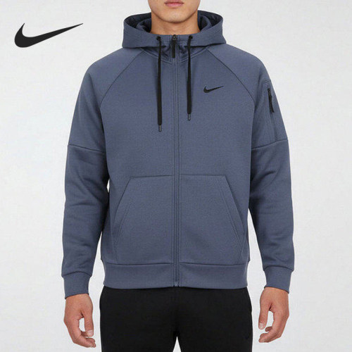 Nike/耐克男士长拉链开襟连帽衫