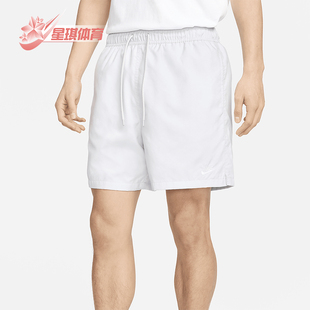 透气简约运动休闲系带梭织短裤 Nike 耐克正品 Club男士 043 FN3308