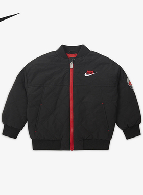 Nike/耐克正品Midweight 小童拉链保暖运动休闲羽绒服DZ9732-010