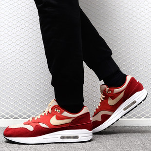 Nike/耐克正品18新款Air Max 1 x atmos联名复古男子跑步鞋908366