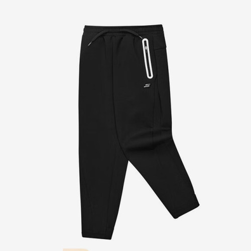 Skechers/斯凯奇正品2024新款儿童时尚针织束脚运动裤子