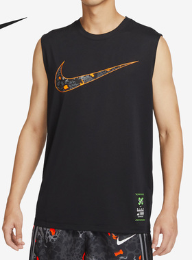 Nike/耐克官方正品夏季宽松透气篮球男子运动无袖T恤FQ0357-010