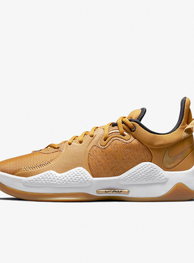 Nike/耐克正品PG 5男士气垫缓震系带实战篮球鞋CW3143-700